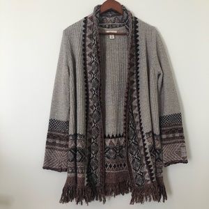 { style & co } • boho sweater/cardigan
